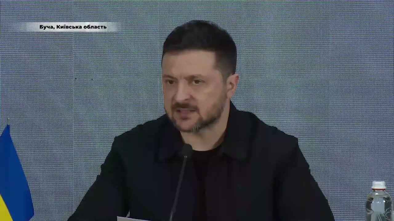 Виступ Президента України Володимира Зеленського на Бучанському Саміті