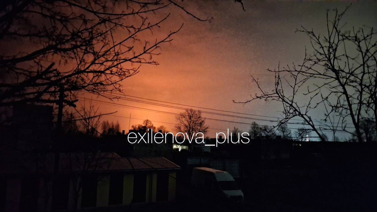 У Росії палає порт Усть-Луга після атаки дронів