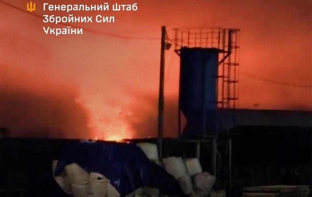 Генштаб розповів про нові “прильоти” в Усть-Лузі