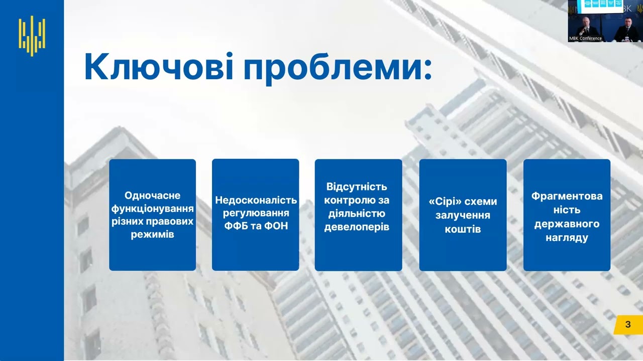“Корупційні ризики, пов’язані з процедурою інвестування та фінансування будівництва”. Панель 1